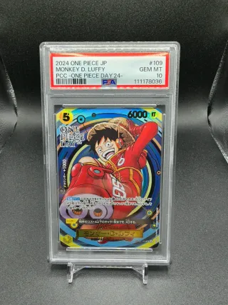 PSA 10 MONKEY D. LUFFY OP07-109 ONE PIECE DAY #2