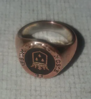 Anillo Sello Vintage Conócete a ti mismo