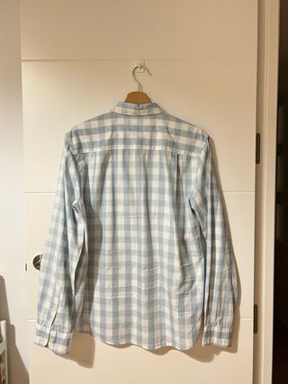 Camisa Springfield cuadros azul y blanco Talla M