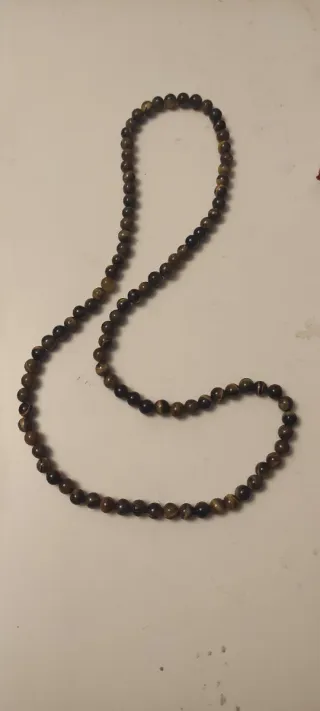 Collar Ojo de Tigre con 80 cm