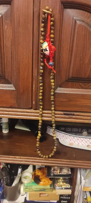 Collar Ojo de Tigre con 80 cm