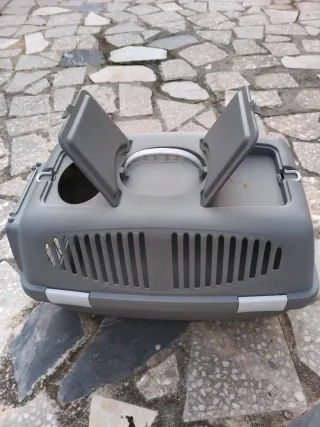 Transportín y bolsa para mascotas