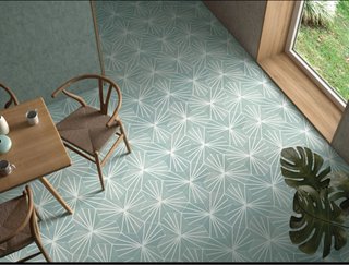 Liquidación azulejo porcelanico hexagonal