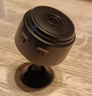 Mini Cámara IP Negra