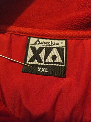 TeamSpirit Polar Fleece Red Half-Zip Ref-64200