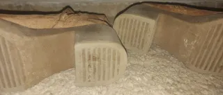 Botín camel tacón plataforma