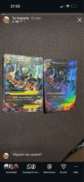 M Rayquaza EX Carta Pokémon