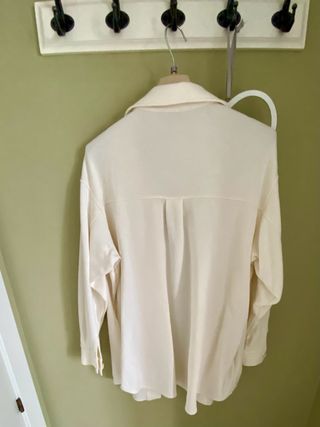 Sobrecamisa Beige Massimo Dutti