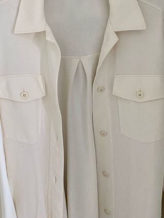 Sobrecamisa Beige Massimo Dutti