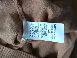 Maglia girocollo beige