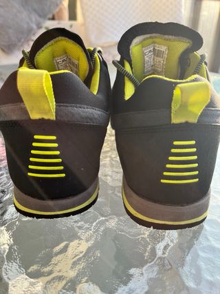 Scarpe trekking CMP blu scuro e verde acido