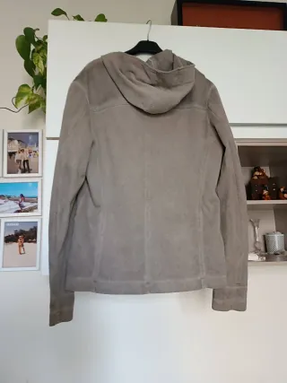 Cardigan uomo con cappuccio e alamari