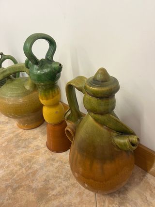 Juego de 4 Cántaros de Cerámica