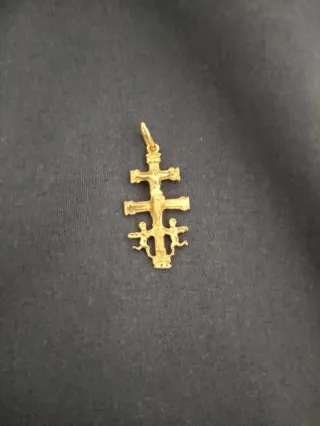 Cruz de Caravaca 18 quilates