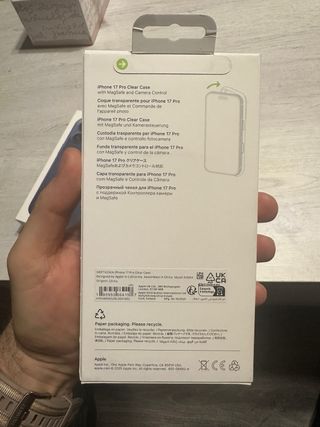 iPhone 17 Pro 512GB Deep Blue + Funda Clear Case O