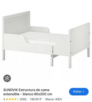 Cama infantil de ikea.