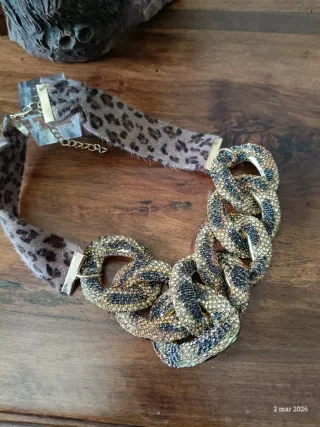 Collana maglie marinare con gemme