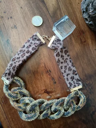 Collana maglie marinare con gemme