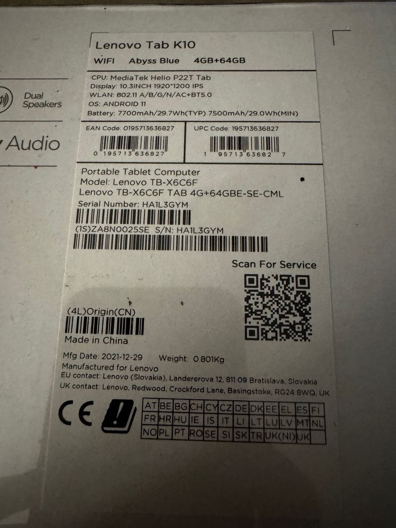 Tablet Lenovo K10 y Redmi 13C 5G afbeelding 3