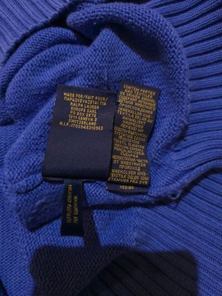 Jersey Polo Ralph Lauren  azul M Ref-82500