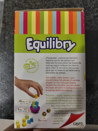 Juego Equilibrio Montessori Madera