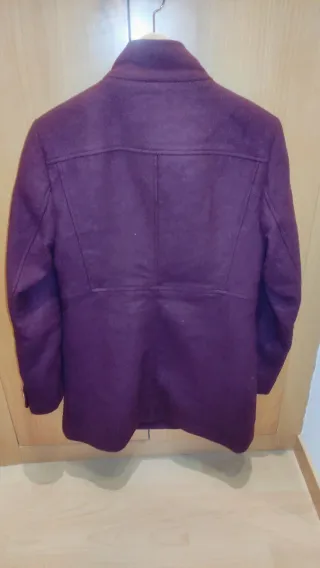 Abrigo militar morado mujer