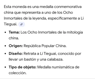 Medalla conmemorativa china