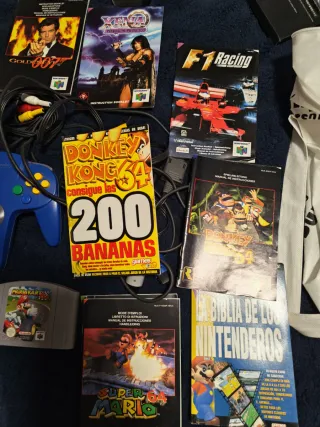 Consola Nintendo 64 N64 + Juegos y Accesorios