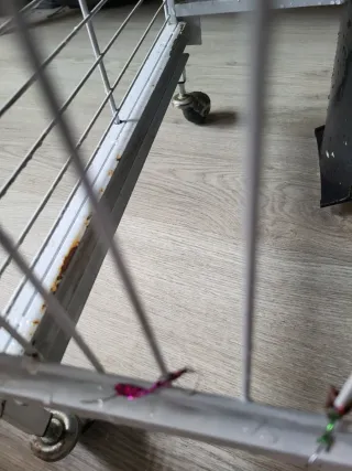 Habitat conejo ( jaula y corral)