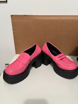 Mocasines Fucsia Talla 38