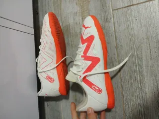 Zapatillas Fútbol Sala Puma Blancas Naranja