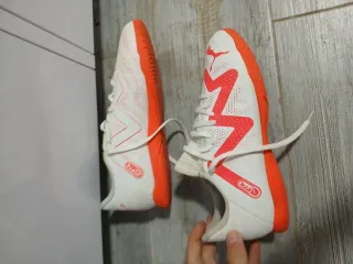 Zapatillas Fútbol Sala Puma Blancas Naranja