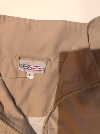 Chaqueta Retro Reebok Beige Talla XL