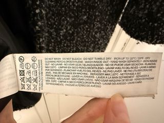 Abrigo Mango Negro Talla S