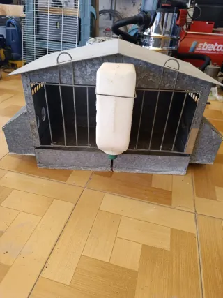 Jaula para 2 perdices con bebedero y comederos