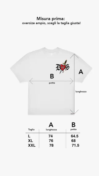 T-shirt oversize unisex Maradona D10S