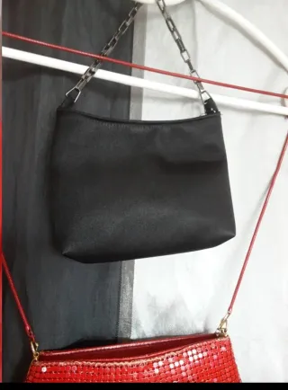 Bolso italiano vintage  metálico Scheilan  Firenze