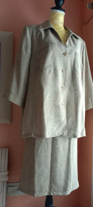 Traje chaqueta y falda coctel talla 54/56