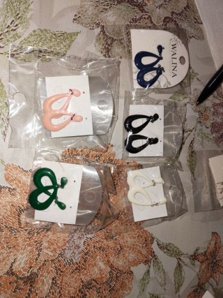 Pendientes WALINA Aro Lunares Ho liso