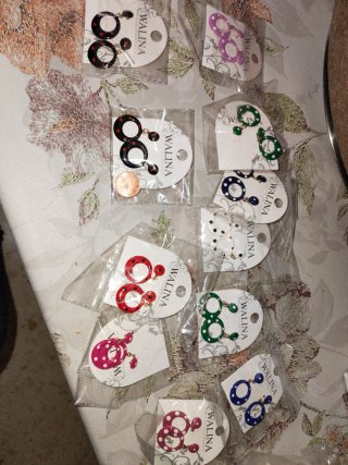 Pendientes WALINA Aro Lunares Ho liso