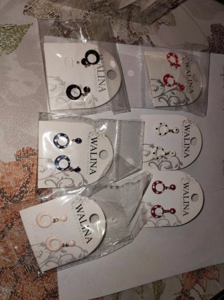 Pendientes WALINA Aro Lunares Ho liso