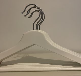 Pack 5 Perchas Madera Zara Home Blancas