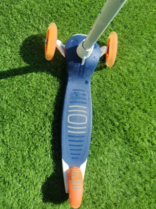 Patinete Oxelo B100 3 Ruedas Naranja/Azul