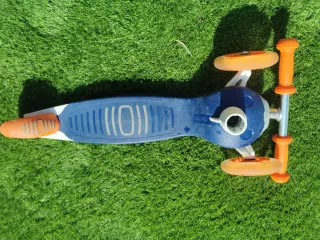 Patinete Oxelo B100 3 Ruedas Naranja/Azul