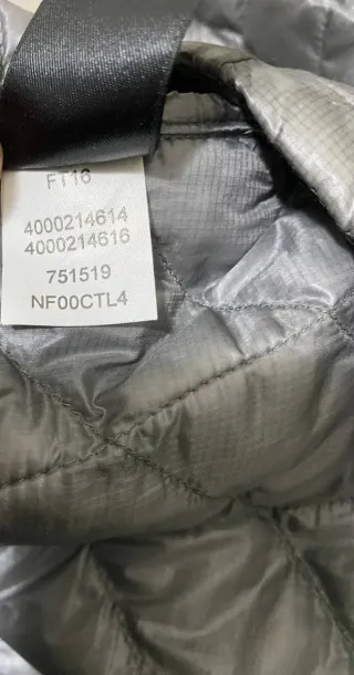 Giacca The North Face donna grigia trapuntata