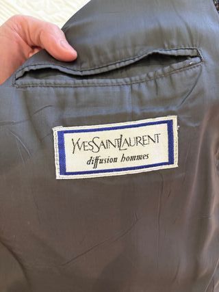 Americana lana virgen Yves Saint Laurent