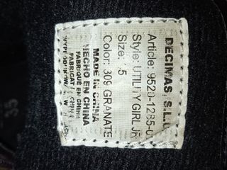 Botas media caña niña morado/negro