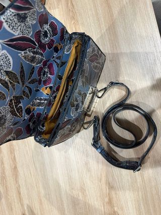 Bolso bandolera estampado floral