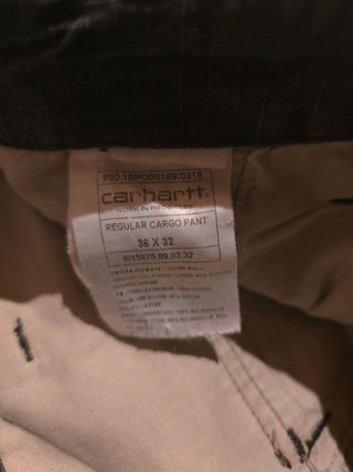 Pantalones Cargo Carhartt Talla 46 L  Ref-97500