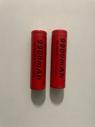 2x Baterías 18650 9900mAh Li-ion